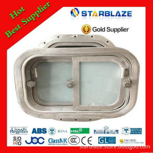 Bottom price hot-sale opened marine welded rectangular window
